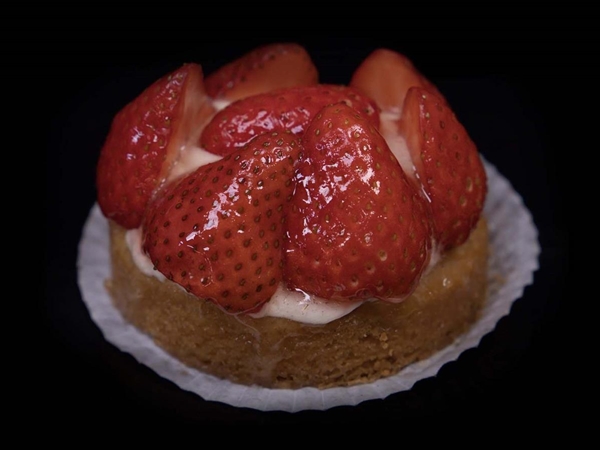 Aardbeien slofje